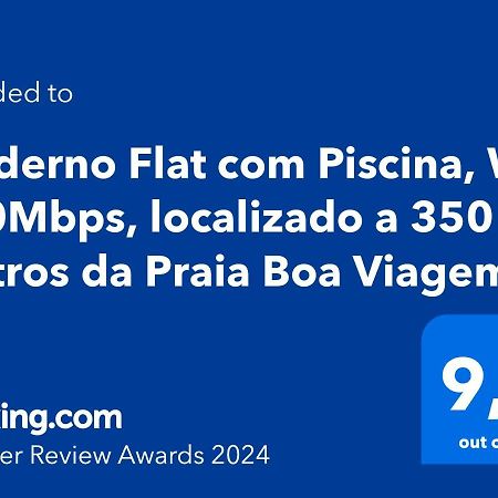 Flat Localizado A 200M Shopping Recife, Bem Perto Da Praia De Boa Viagem E Com Wi-Fi 400Mbps Exterior photo