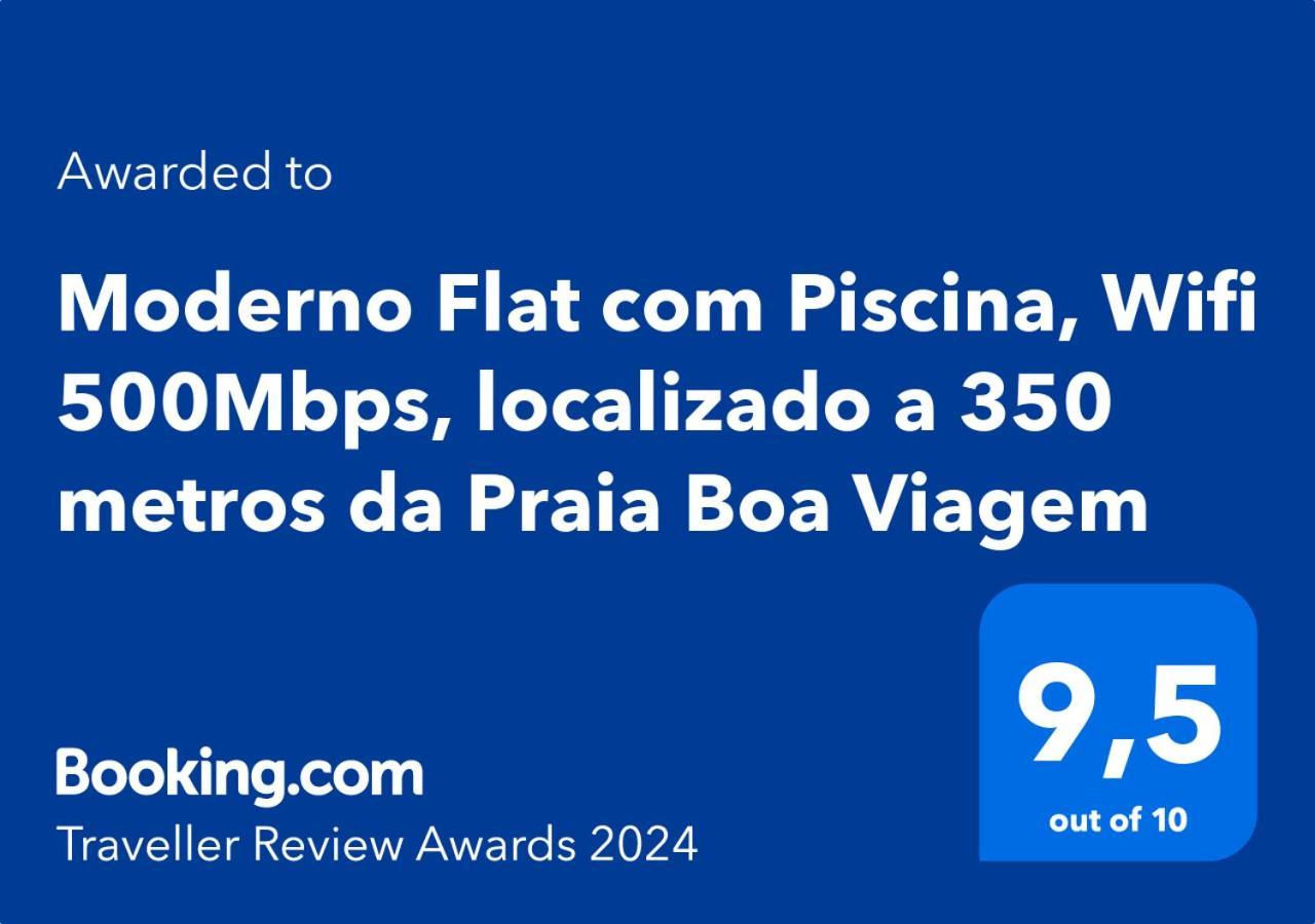 Flat Localizado A 200M Shopping Recife, Bem Perto Da Praia De Boa Viagem E Com Wi-Fi 400Mbps Exterior photo